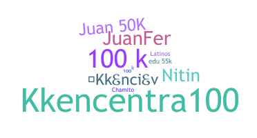 ニックネーム - 100k