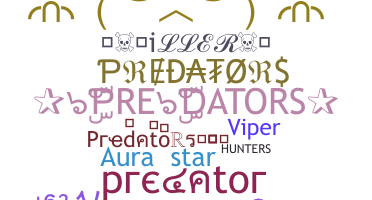 ニックネーム - predators