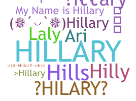 ニックネーム - Hillary
