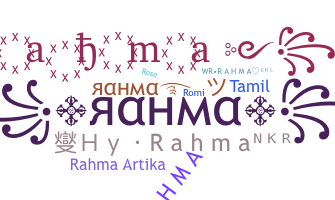 ニックネーム - Rahma