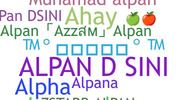 ニックネーム - Alpan