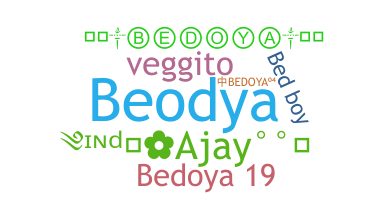 ニックネーム - Bedoya