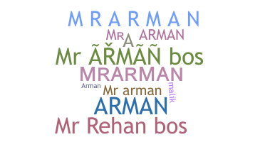 ニックネーム - mrarman