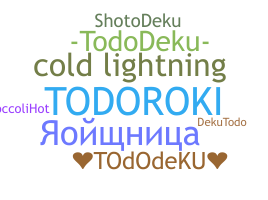 ニックネーム - Tododeku