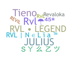 ニックネーム - RVL