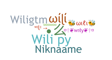 ニックネーム - Wili