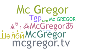 ニックネーム - Mcgregor
