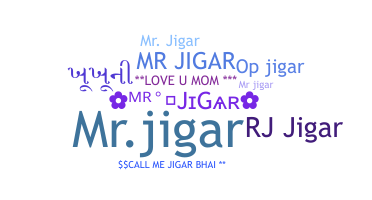ニックネーム - Mrjigar