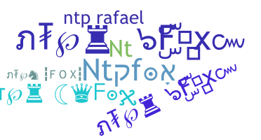 ニックネーム - ntpfox