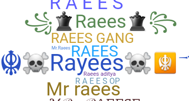 ニックネーム - Raees