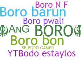 ニックネーム - Boro
