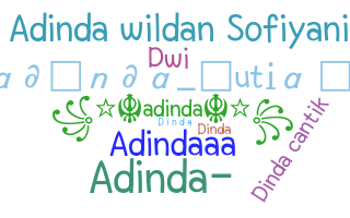 ニックネーム - Adinda