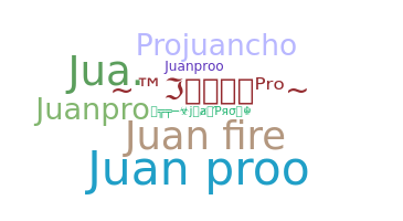 ニックネーム - JuanPro