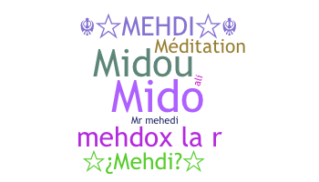 ニックネーム - Mehdi