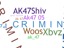 ニックネーム - Ak47criminal