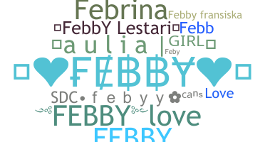 ニックネーム - Febby