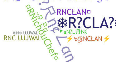 ニックネーム - RNCLAN