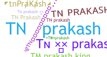 ニックネーム - Tnprakash