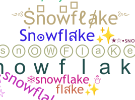 ニックネーム - Snowflake