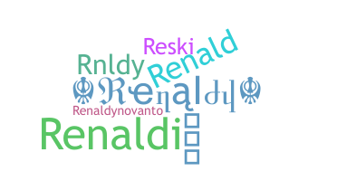 ニックネーム - Renaldy