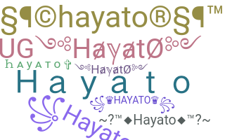 ニックネーム - Hayato