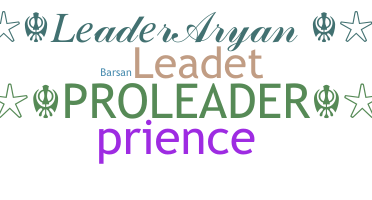 ニックネーム - LeaderAryan