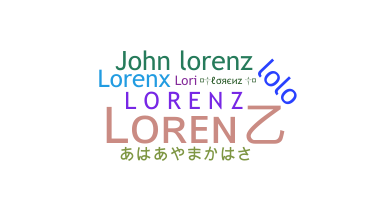 ニックネーム - Lorenz