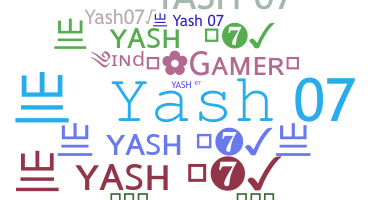 ニックネーム - Yash07