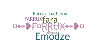 ニックネーム - Farrux