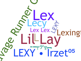 ニックネーム - lexy