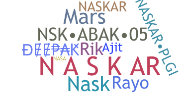 ニックネーム - Naskar