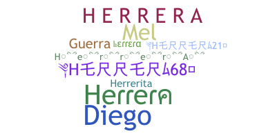 ニックネーム - Herrera
