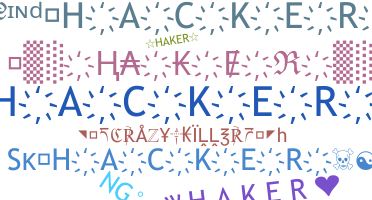 ニックネーム - Haker