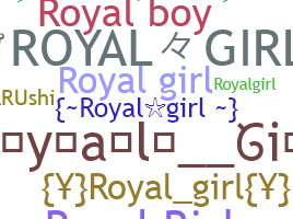 ニックネーム - RoyalGirl