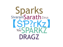 ニックネーム - Sparkz