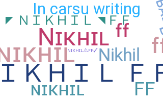 ニックネーム - NikhilFF