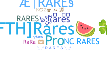 ニックネーム - Rares