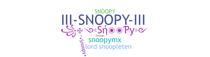 ニックネーム - Snoopy