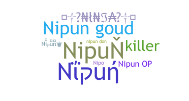 ニックネーム - Nipun