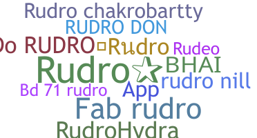 ニックネーム - Rudro