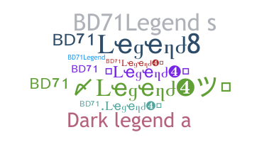ニックネーム - BD71Legend4