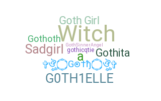 ニックネーム - Goth