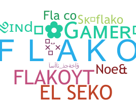ニックネーム - Flako