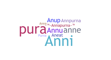 ニックネーム - Annapurna