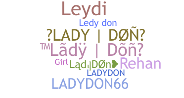 ニックネーム - LadyDon