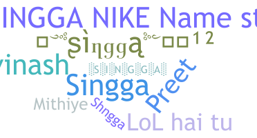ニックネーム - singga