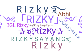 ニックネーム - Rizky