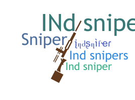 ニックネーム - Indsniper