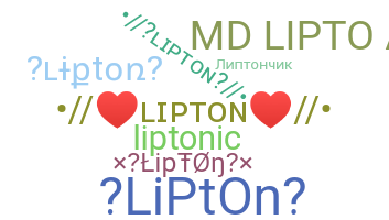 ニックネーム - Lipton