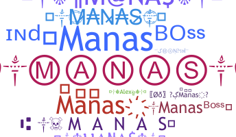 ニックネーム - Manas